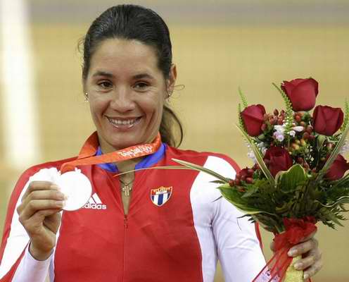 Yoanka González, Medalla de Plata en ciclismo. Beijing 2008