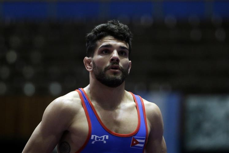 Cuban Greco-Roman wrestlers Luis Orta