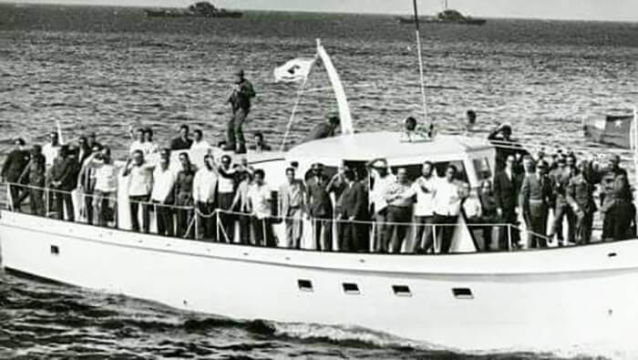 Landing of Granma Yacht.