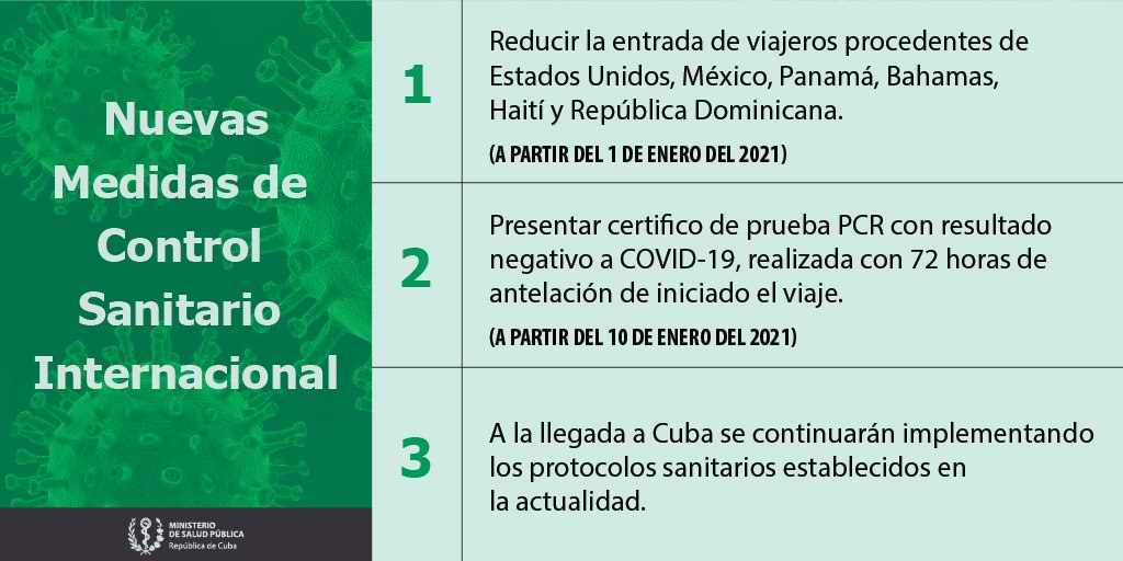 Implementarán nuevas medidas por incremento de COVID-19 asociada a viajeros internacionales