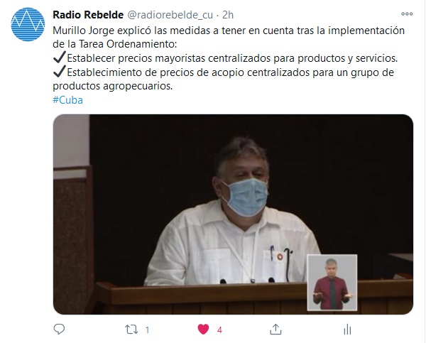 Protección a las familias vulnerables. Prioridad del ordenamiento monetario en Cuba