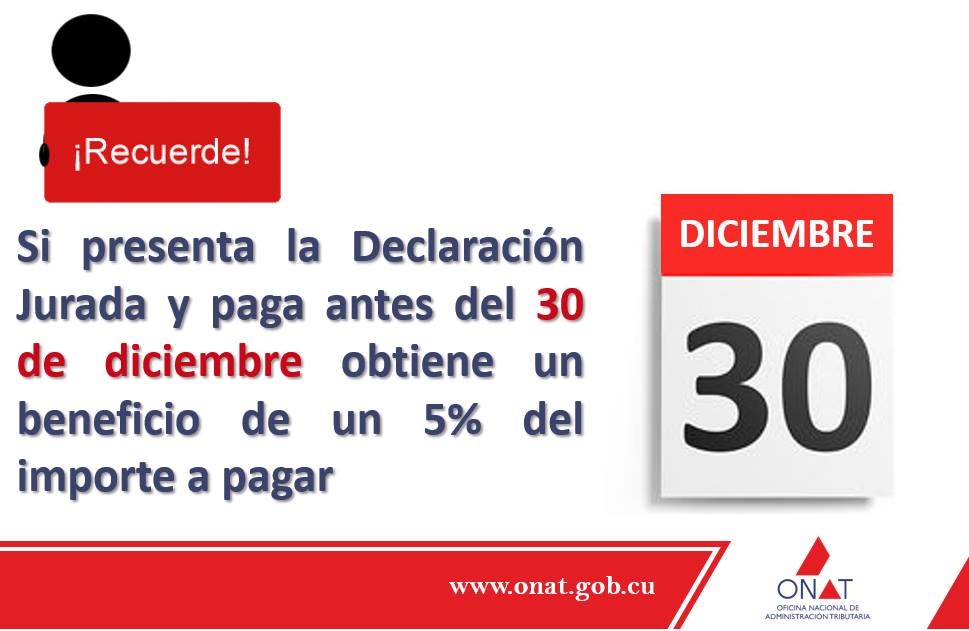 Vencerá próximamente plazos para la presentación y pago de la declaración jurada Vencerá próximamente plazos para la presentación y pago de la declaración jurada