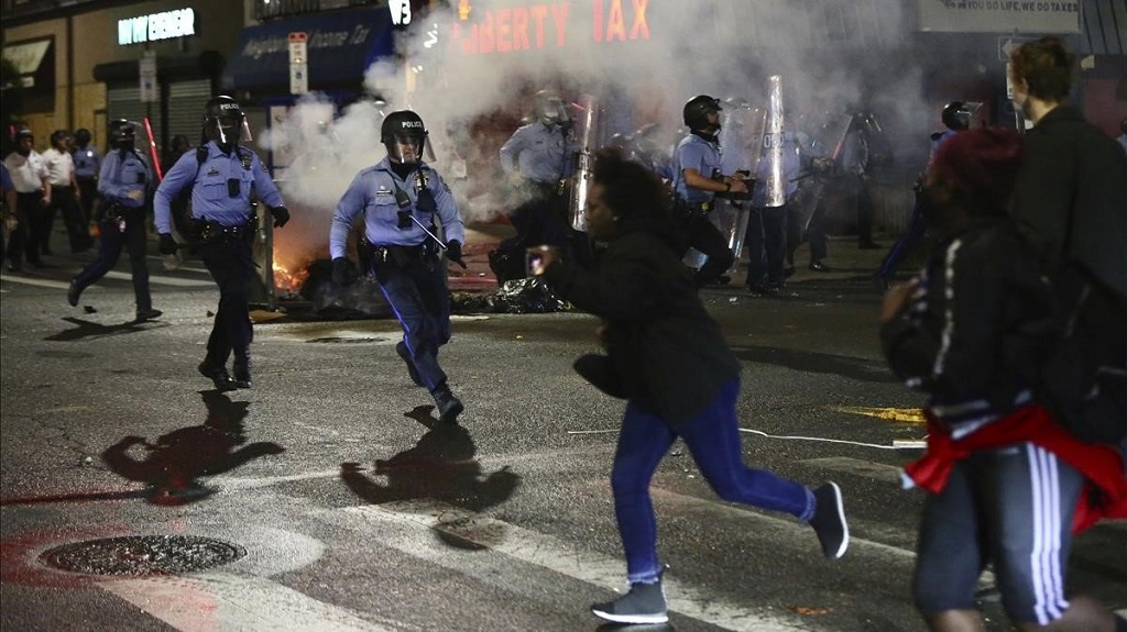 Se registran protestas en Filadelfia