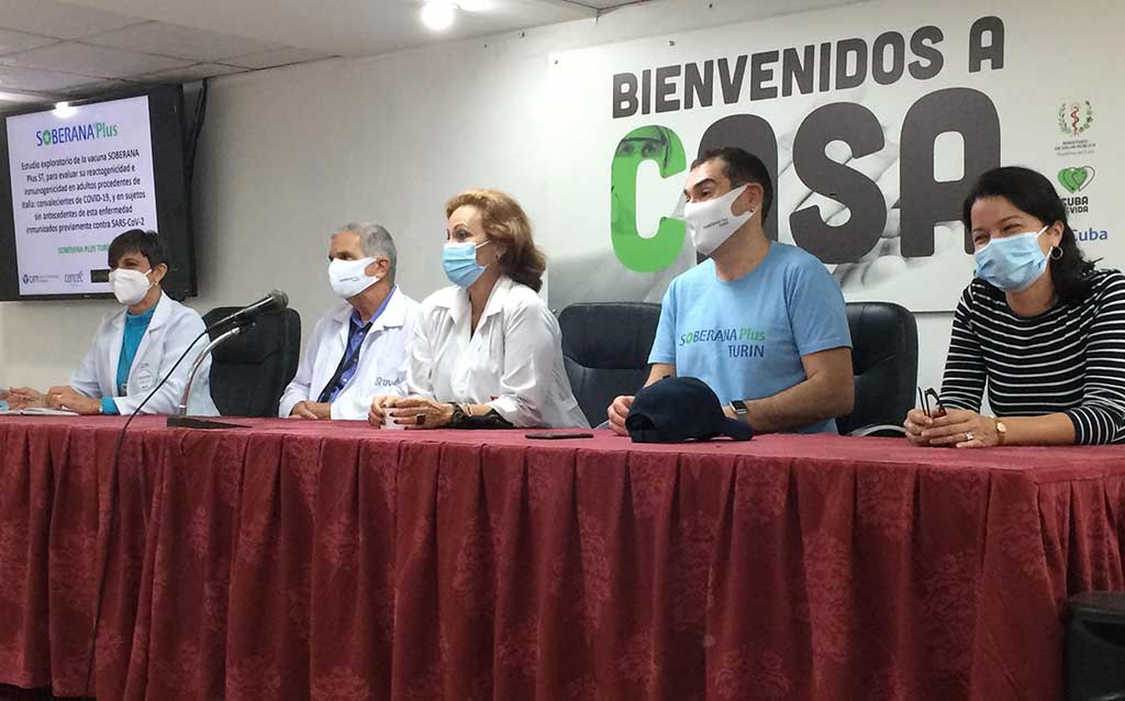 Cuba comenzó ensayo clínico Soberana Plus Turín