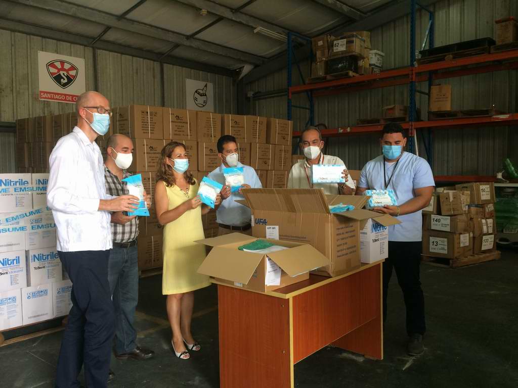 Holanda envía a Cuba donativo de insumos médicos