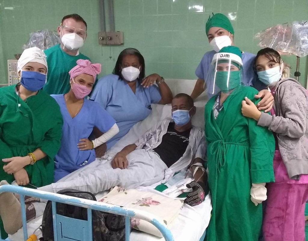 Ángel en el hospital Faustino Pérez de Matanzas