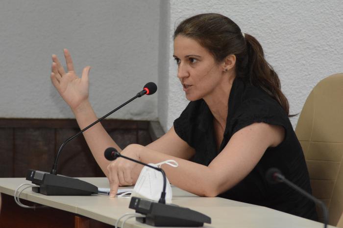 Dra. C. Karina García Martínez del Centro de Inmunología Molecular 