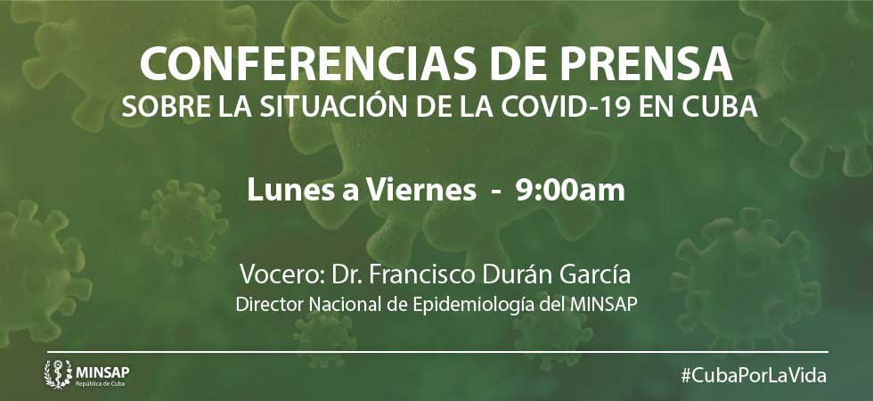 Retomará el MINSAP conferencias de prensa sobre la COVID-19