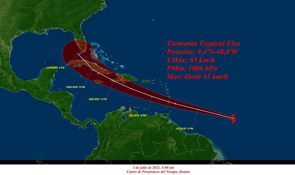 Aviso De Ciclon Tropical Se Forma La Tormenta Tropical Elsa