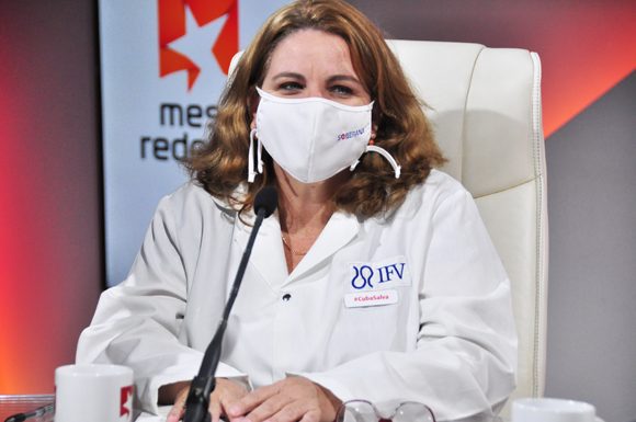 Dra. Dagmar García Rivera, directora de Investigaciones del Instituto Finlay de Vacunas