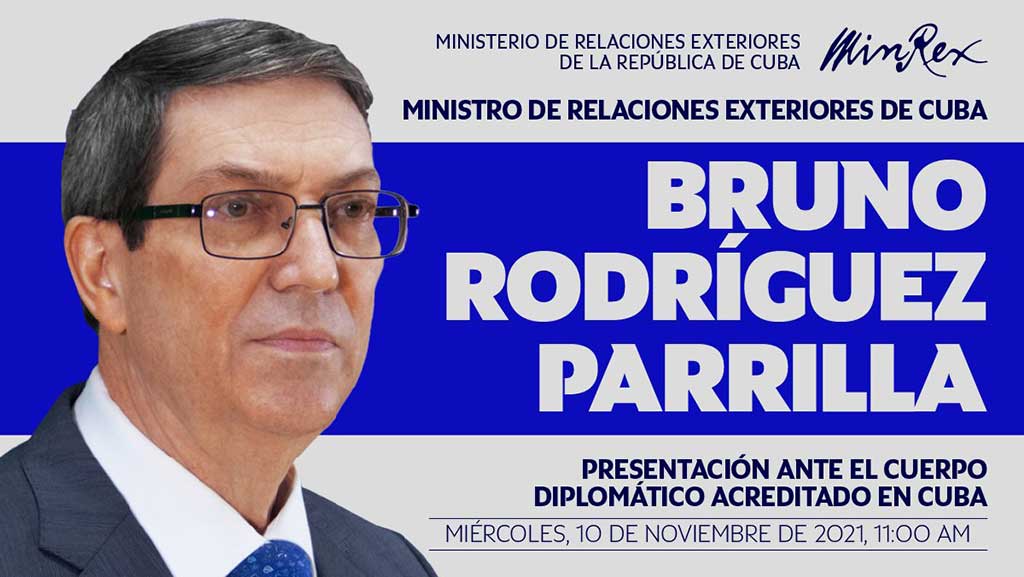 Interviene canciller cubano ante Cuerpo Diplomático acreditado en Cuba (+ Video)