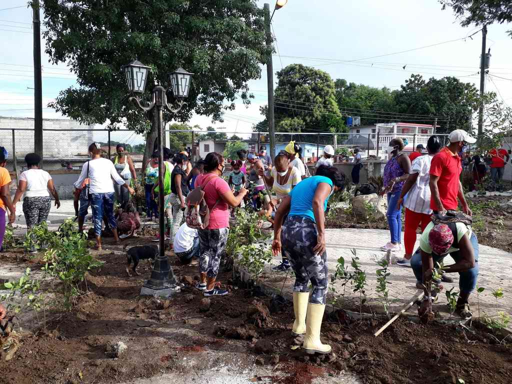 En La Güinera a pie de obra 