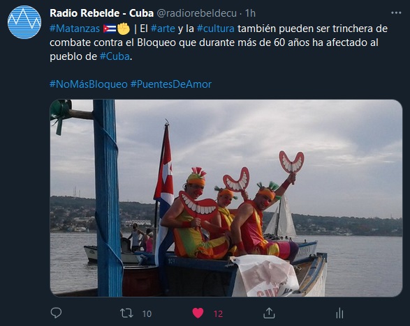 En Matanzas y Holguín, el reclamo por el cese del Bloqueo contra Cuba