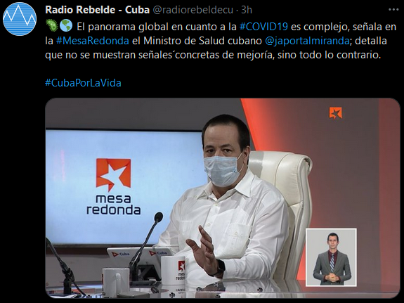 Reitera ministro de Salud complejidad epidemiológica relacionada con la COVID-19 en Cuba