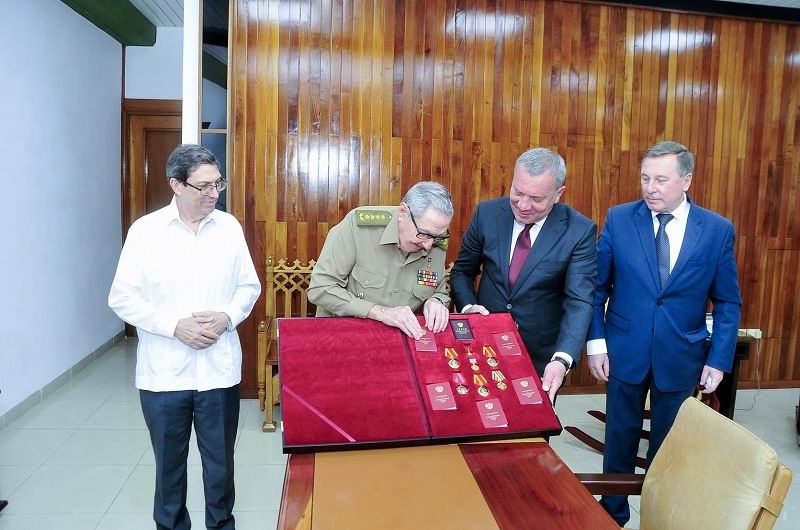 Recibió Raúl al Vicepresidente del Gobierno de la Federación de Rusia