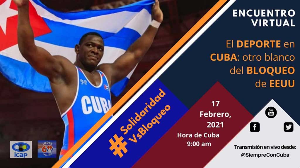 Se pronunciará una vez más el deporte cubano contra el Bloqueo