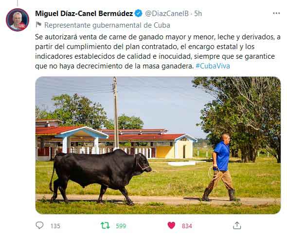 Resalta Díaz-Canel medidas para potenciar la producción de alimentos