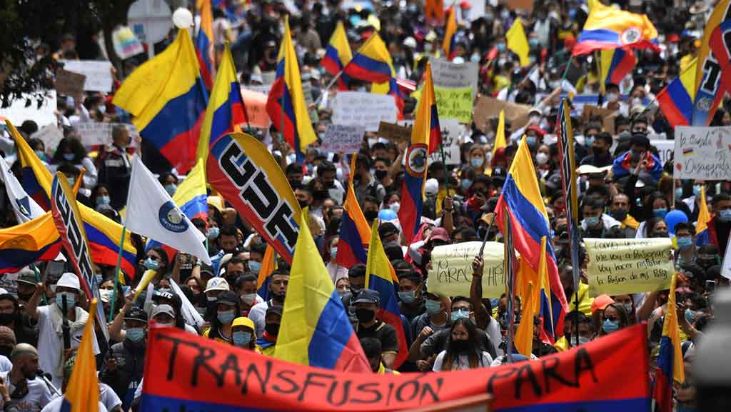 Transcurre en Colombia nueva jornada de paro nacional