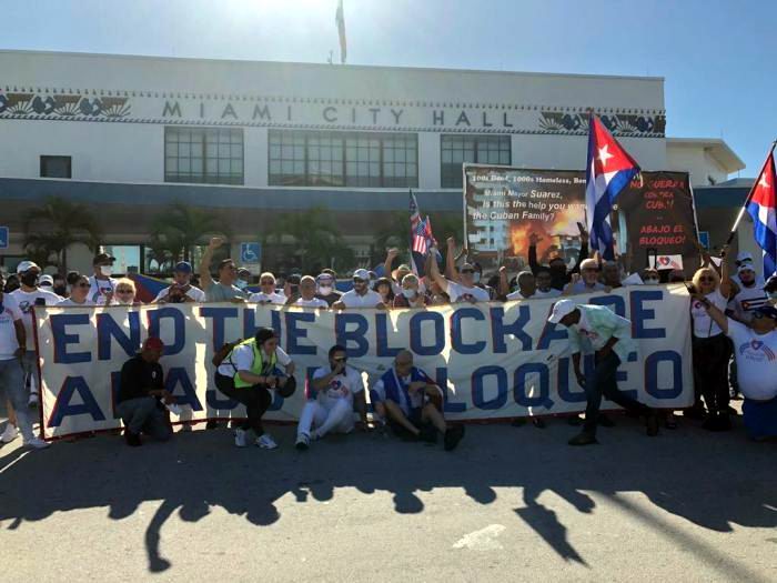 Solidaridad con Cuba en Estados Unidos Foto: Cubaminrex