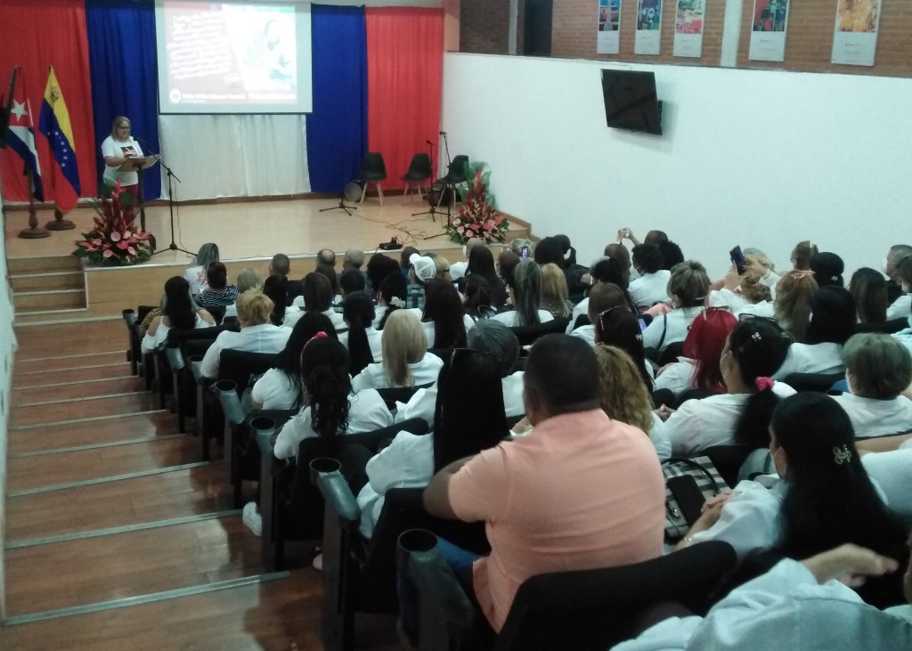 Odalis Emilia Carranza, coordinadora nacional de la Misión Educativa, resaltó la labor de las féminas cubanas como embajadoras de la solidaridad