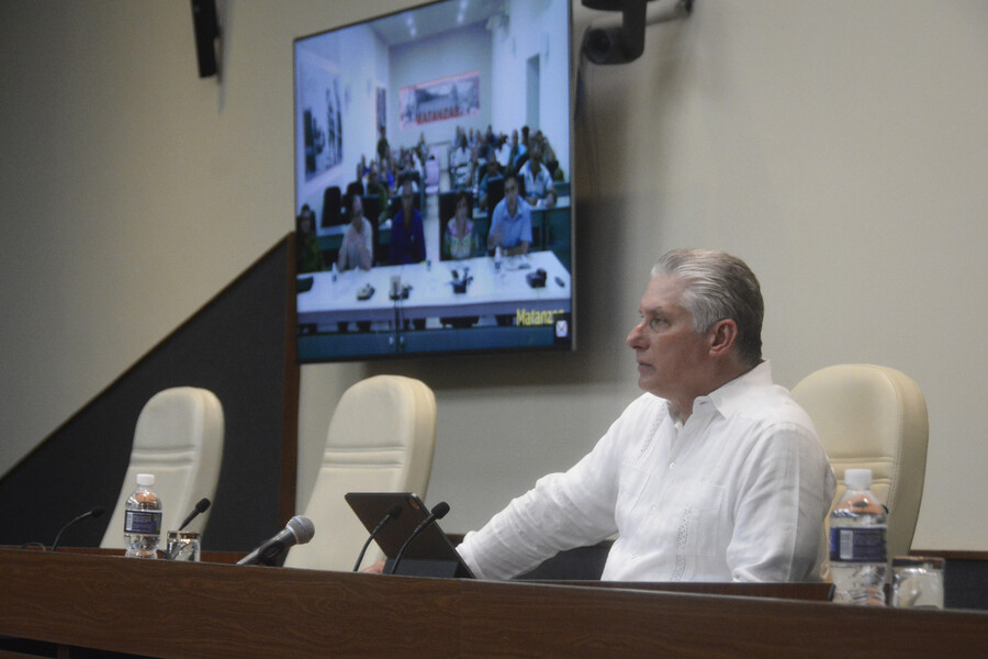 El mandatario cubano preguntó por el avance de las acciones en cada ámbito