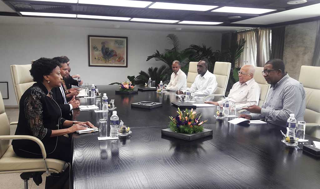 Recibe Cabrisas a delegación sudafricana