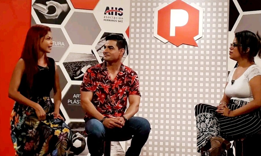 Leyber en el programa Paréntesis de Asociación Hermanos Saíz