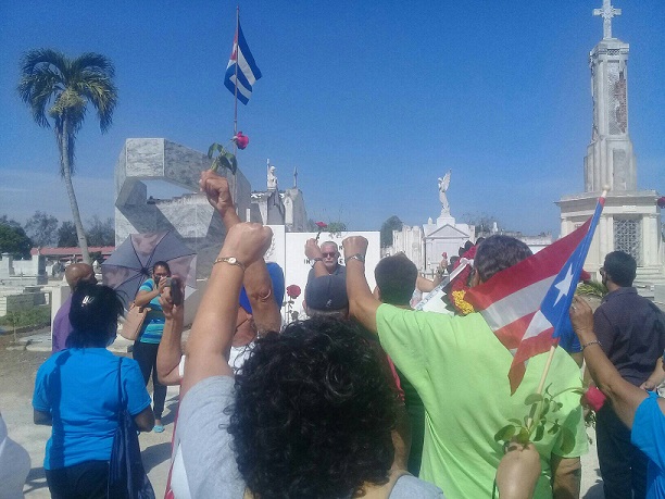 Brigada puertorriqueña de solidaridad con Cuba visita Granma 