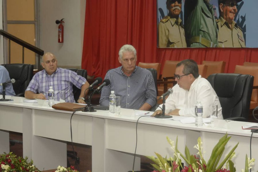 Preside Díaz-Canel conclusiones de visita partidista en Santiago de Cuba