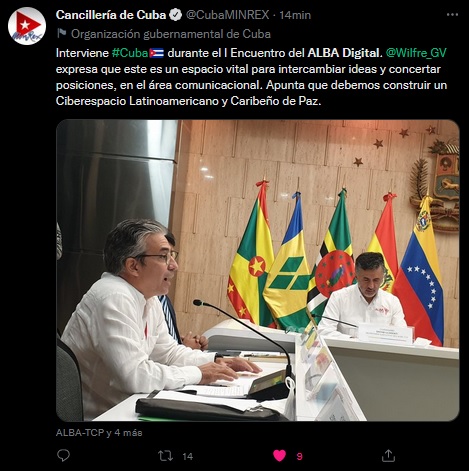 Participa Cuba en Primer Encuentro del ALBA-Digital