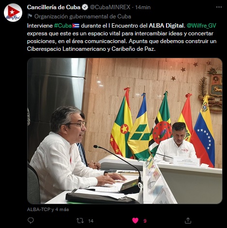 Participa Cuba en Primer Encuentro del ALBA-Digital Participa Cuba en Primer Encuentro del ALBA-Digital