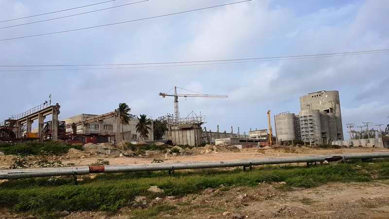 Estado actual de la Fábrica de cemento 26 de Julio de Nuevitas