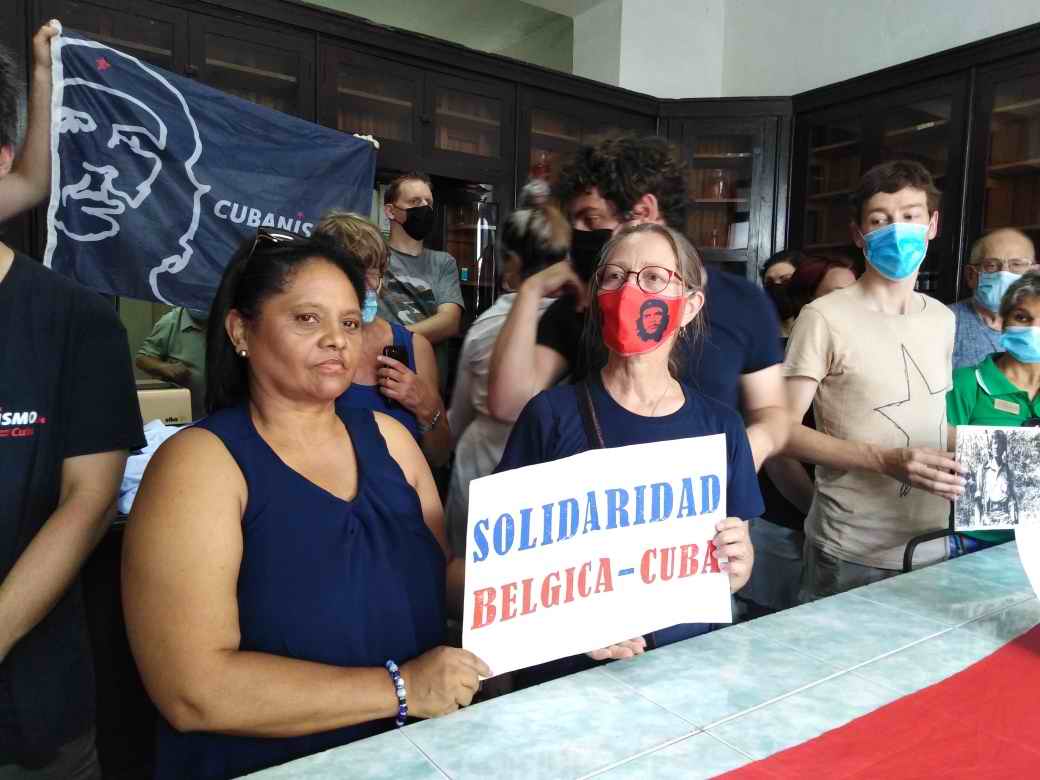 En el tributo a Michael De Witte ratificaron brigadistas solidaridad con Cuba