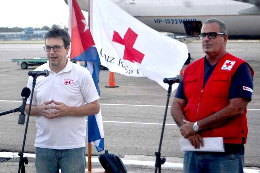 Cuba agradece donativo de la Cruz Roja Internacional