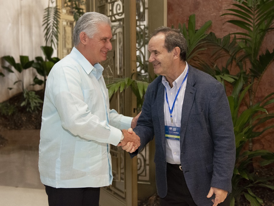 Recibe Díaz-Canel a Secretario General Iberoamericano