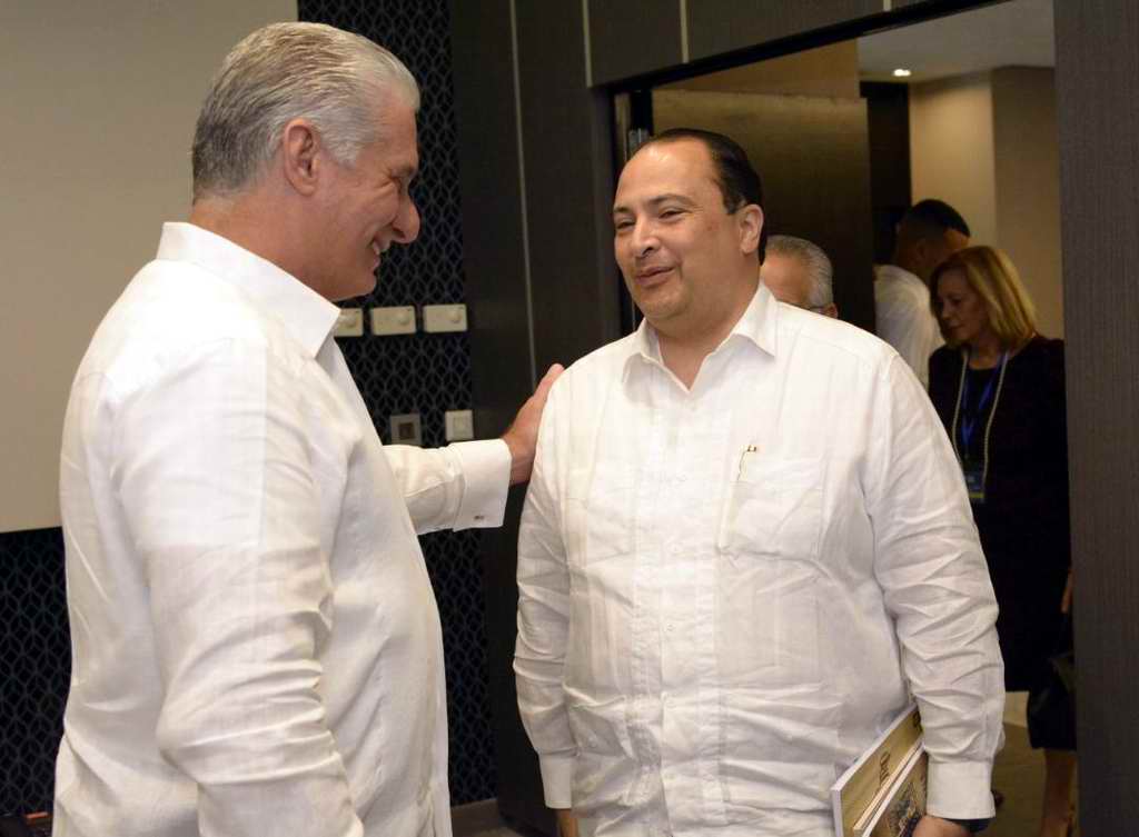 Díaz-Canel sostuvo encuentro con el canciller de Guatemala Mario Búcaro, presidente del Consejo de Ministros de la AEC