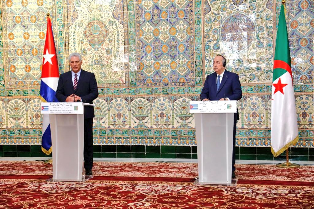 Díaz-Canel: «Sobran las razones para sentirnos satisfechos con esta visita a Argelia» Díaz-Canel: «Sobran las razones para sentirnos satisfechos con esta visita a Argelia»