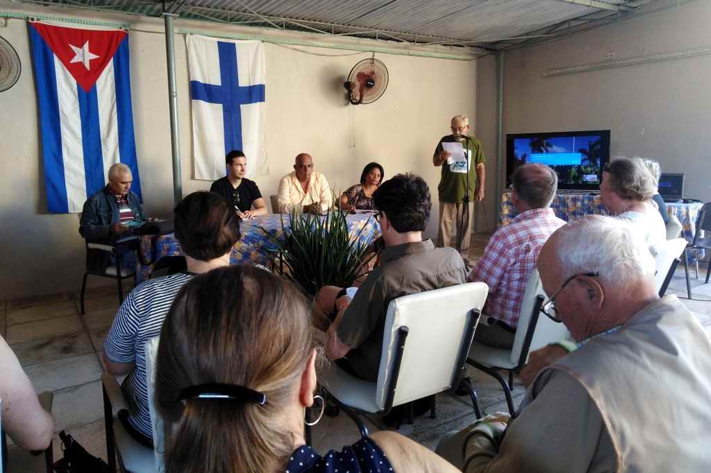 La XI Brigada solidaria Finlandia-Cuba condenó el bloqueo norteamericano