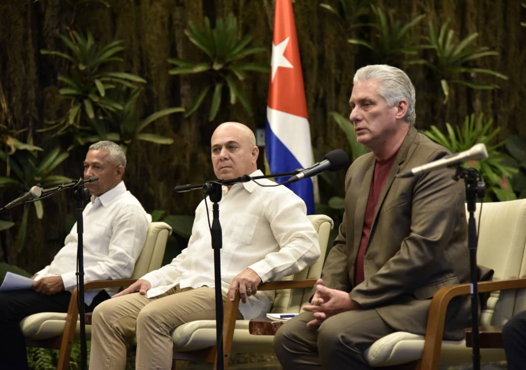 El Jefe de Estado dio la más cordial bienvenida y explicó la situación actual de Cuba