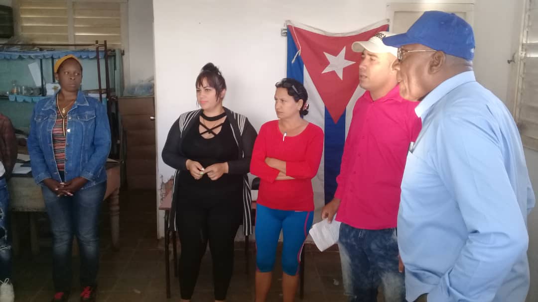 El vicepresidente cubano se interesó por la situación de los trámites de los damnificados