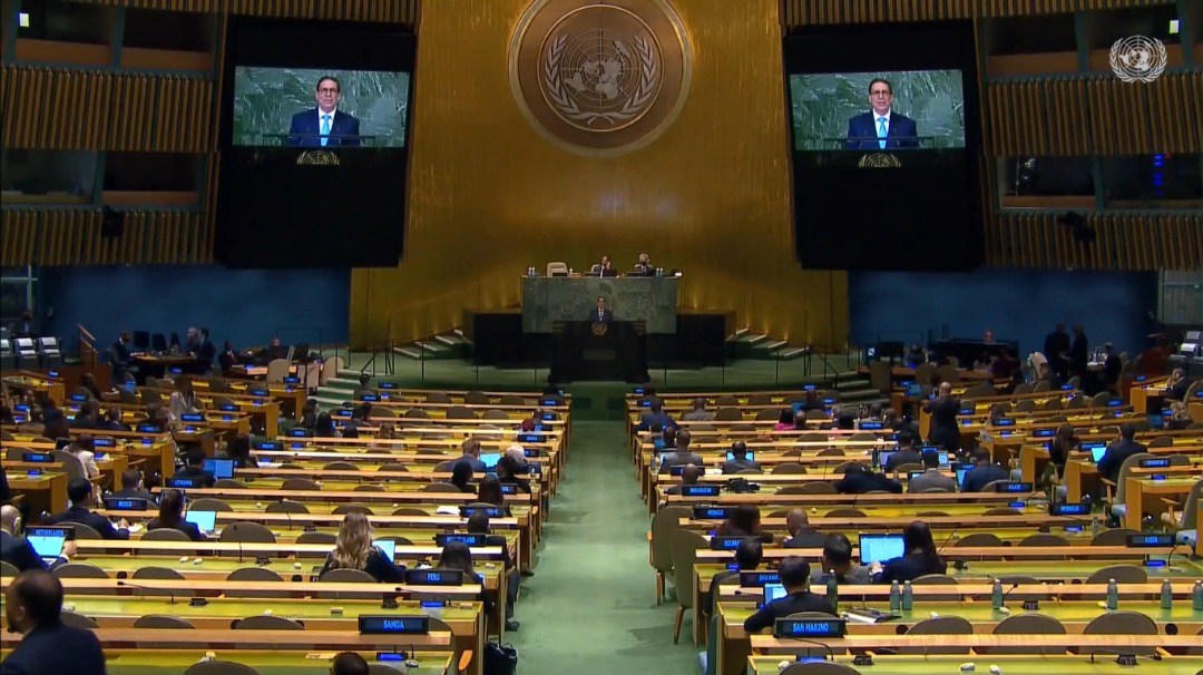 El canciller cubano ratificó la postura de Cuba a favor del multilateralismo y la paz