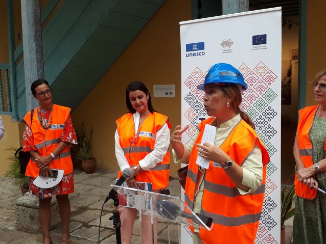Isabel Brilhante Pedrosa, Embajadora de la Unión Europea en Cuba, señaló que el proyecto Transcultura tiene como objetivo hacer una mejor integración entre Cuba, el Caribe y la Unión Europea
