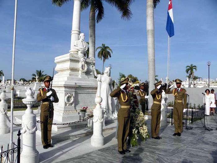 Homenaje al Padre de la Patria en Santiago de Cuba
