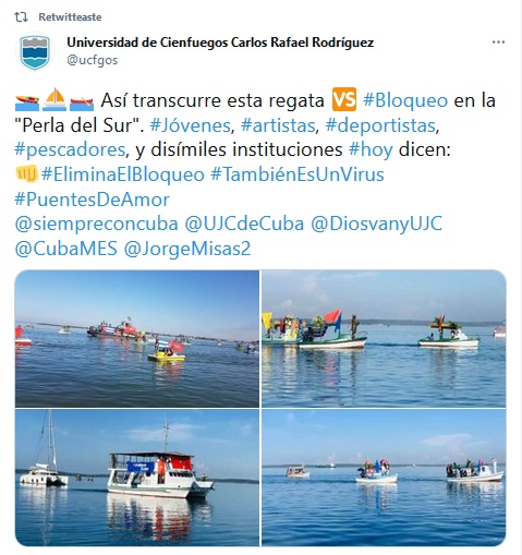 Cienfuegos y Ciego de Ávila en caravana contra el Bloqueo Cienfuegos y Ciego de Ávila en caravana contra el Bloqueo