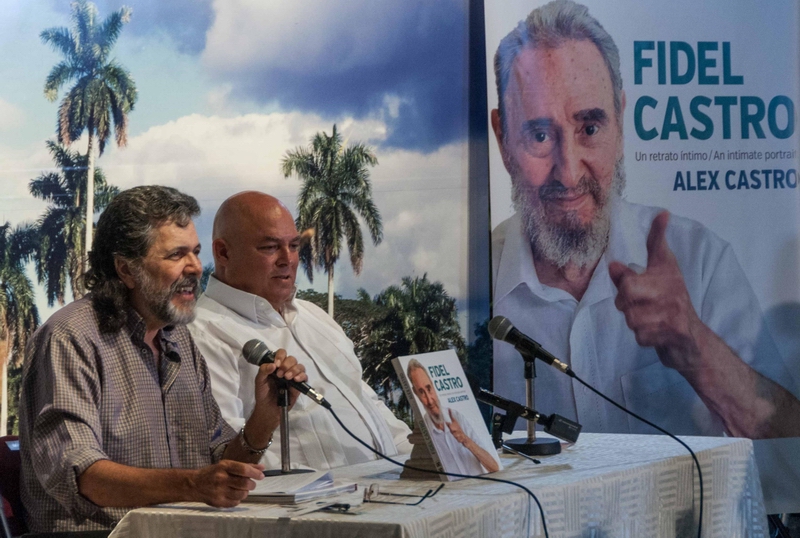 Presentación del  libro - Fidel Castro: un retrato íntimo – de Alex Castro. Foto: Marcelino Vázquez Hernández
