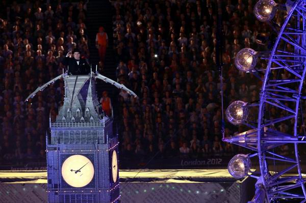 Ceremonia de clausura de los XXX Juegos Olímpicos Londres 2012, 12 de agosto de 2012. Fotos: New York Times.