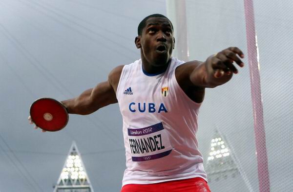 El cubano Jorge Fermández estuvo en la final del disco en los XXX Juegos Olímpicos Londres 2012. Foto: Alexander Hassenstei.