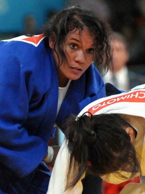 La judoca cubana Onix Cortez, de los 70 Kg, perdió ante la campeona mundial Haraku Tachimoto de Japón, en los XXX Juegos Olímpicos Londres 2012, el 1 de agosto de 2012. Foto: Marcelino Vázquez Hernández.