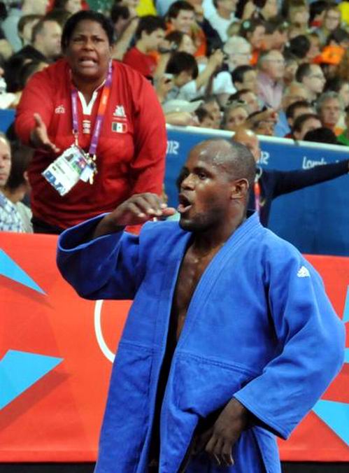 El judoca Oreydi Despaigne, (100 kilogramos), fue descalificado en los XXX Juegos Olímpicos Londres 2012, el 2 de agosto de 2012. Foto: Ricardo López Hevia.