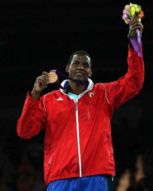El taekwondoca cubano Robelis Despaigne, de la división de más de 80 kilogramos, conquistó la medalla de bronce de los XXX Juegos Olímpicos Londres 2012. Foto: Hannah Johnston.